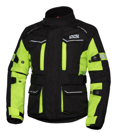 IXS Tour Kids Jacket 1.0 ST black-fluoyellow